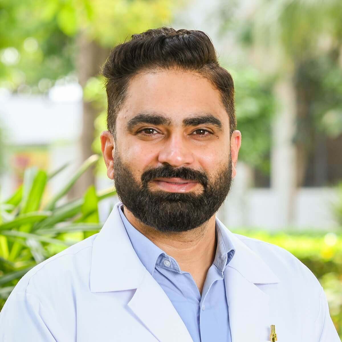 Dr. Amit Sandhu portrait - urologist at Guru Nanak Mission Hospital Dhahan Kaleran near Phagwara and Nawanshahr