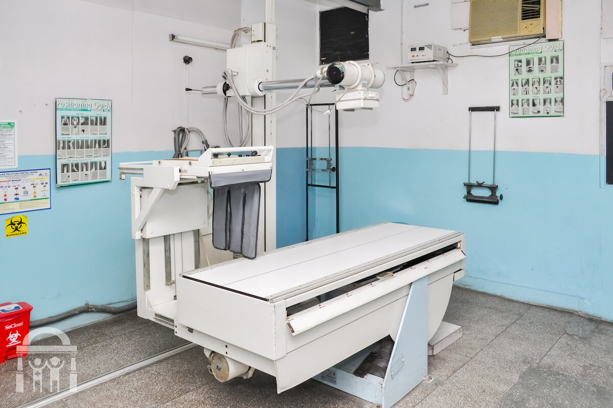 X-ray machine and room at Guru Nanak Mission Hospital Dhahan Kaleran near Banga and Phagwara